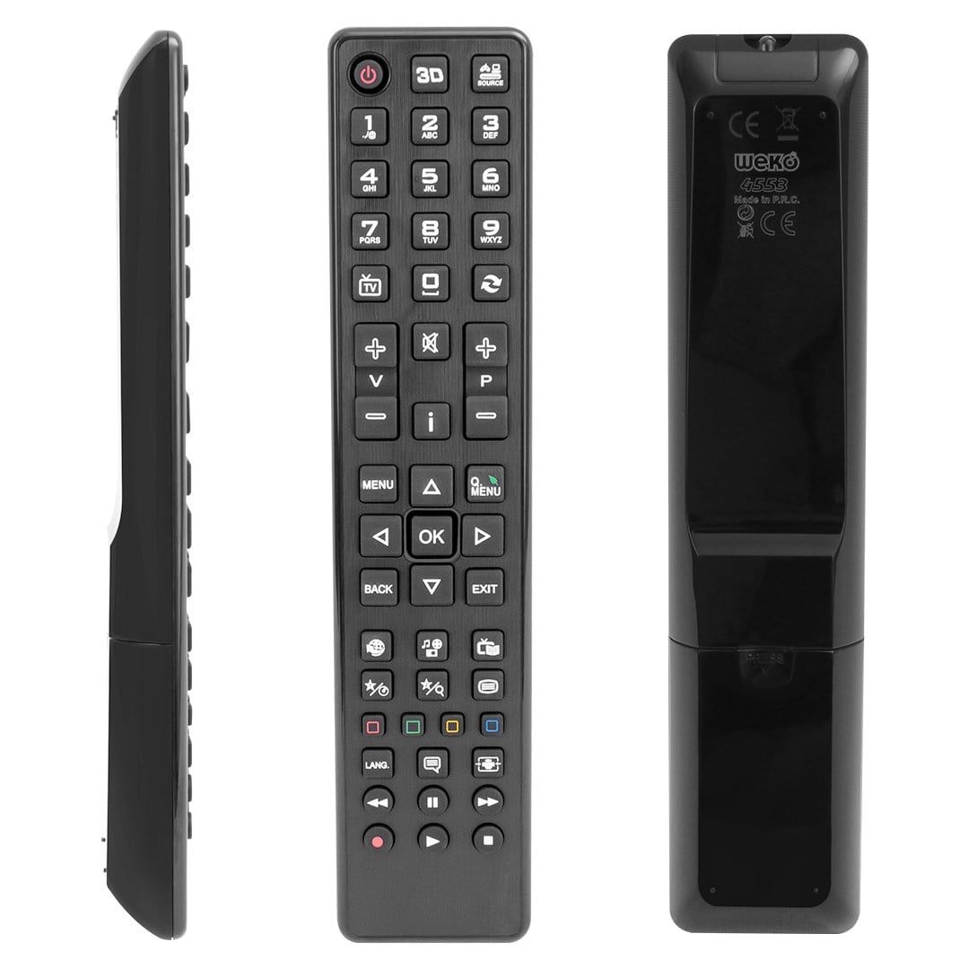 WEKO KL VESTEL VES 203-42PF8175-50PF8175 * TOSHIBA 40L1343DG 3D'Lİ LCD LED TV  KUMANDA
