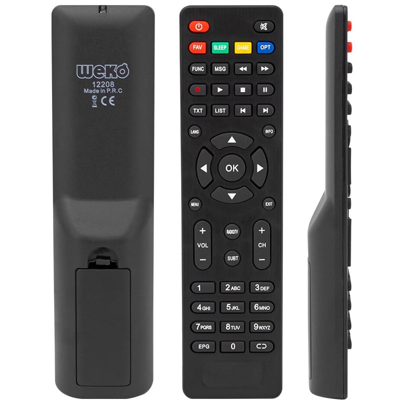 WEKO KR TELEDÜNYA NETA 8800-8950-8970-8980 HD KABLO TV UYDU KUMANDASI