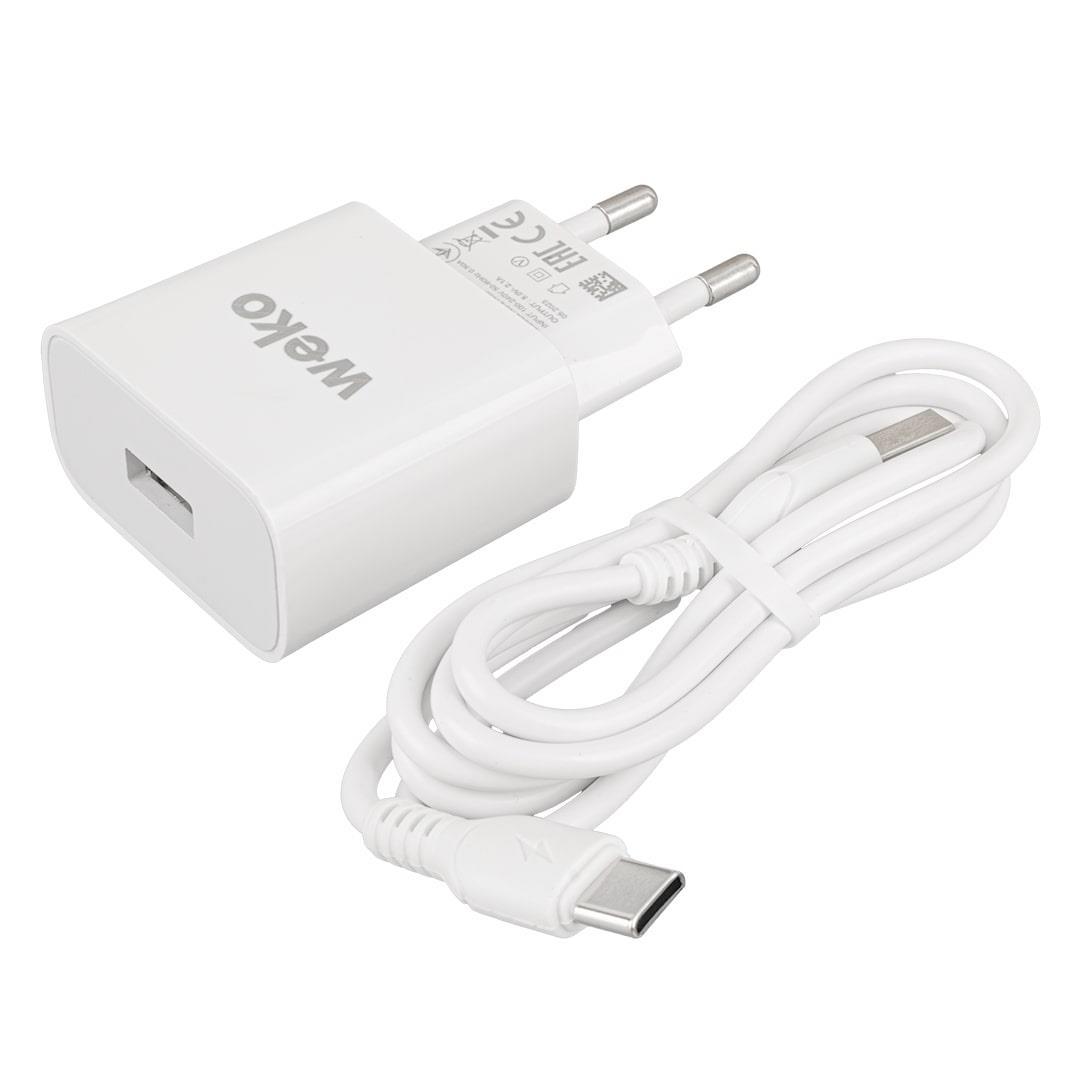 Weko WK-21435 M7 2.1 Amper Telefon Şarj Adaptörü + Type-C Kablo Fiyatı ...