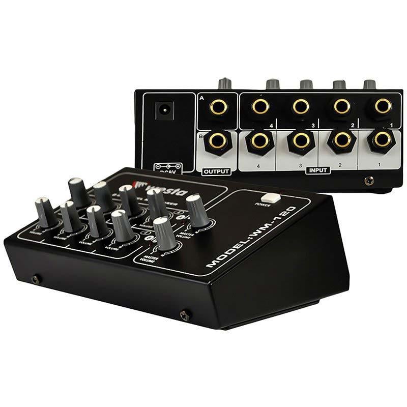 WESTA WM-120 8 MİK GİRİŞ 2 LINE ÇIKIŞ 9 V PİL YUVALI 8 GAİN KANAL MİK ÇOĞALTICI 20 DB MIXER