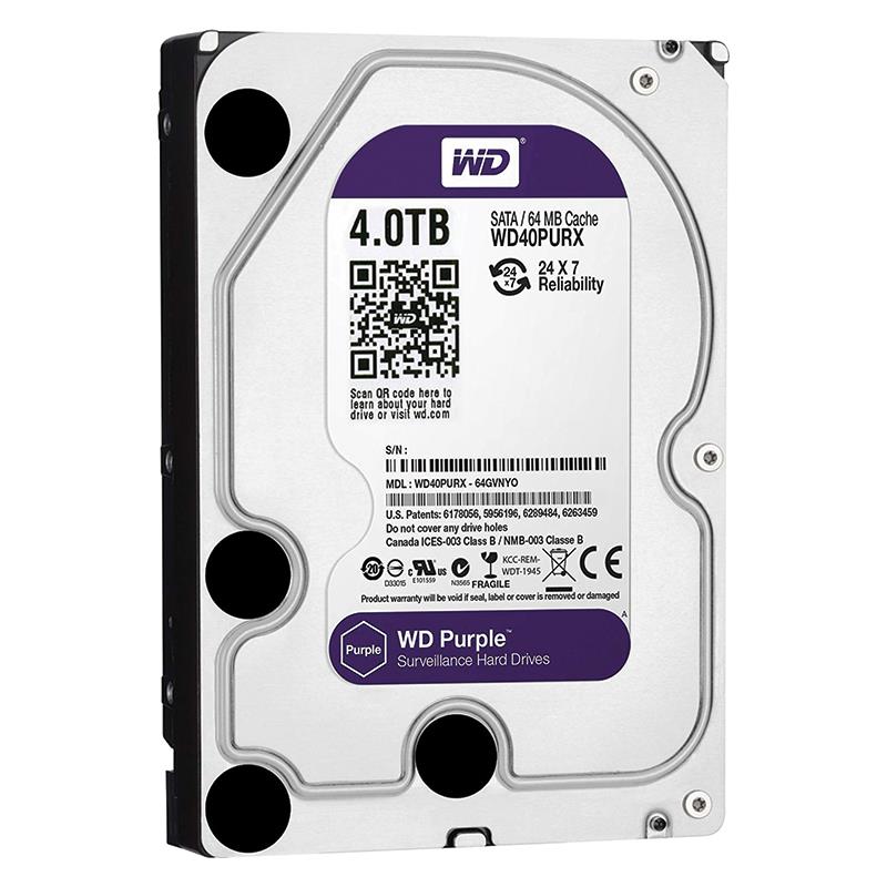 WESTERN DIGITAL PURPLE WD40PURX 4 TB SATA 6GB/S 7/24 GÜVENLİK HARDDİSK
