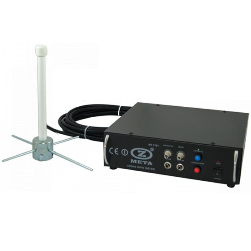 WESTSOUND MT-3101 B VHF-UHF TELSİZ ANONS/EZAN-İÇ-ORTAM YAYIN ÜNİTESİ