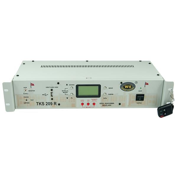 WESTSOUND TKS-209R USB UK RACK SÖZ İKAZLI AKL OKUL ZİL SAATİ ( 100 MELODİLİ*İSTİKLAL MARŞLI)