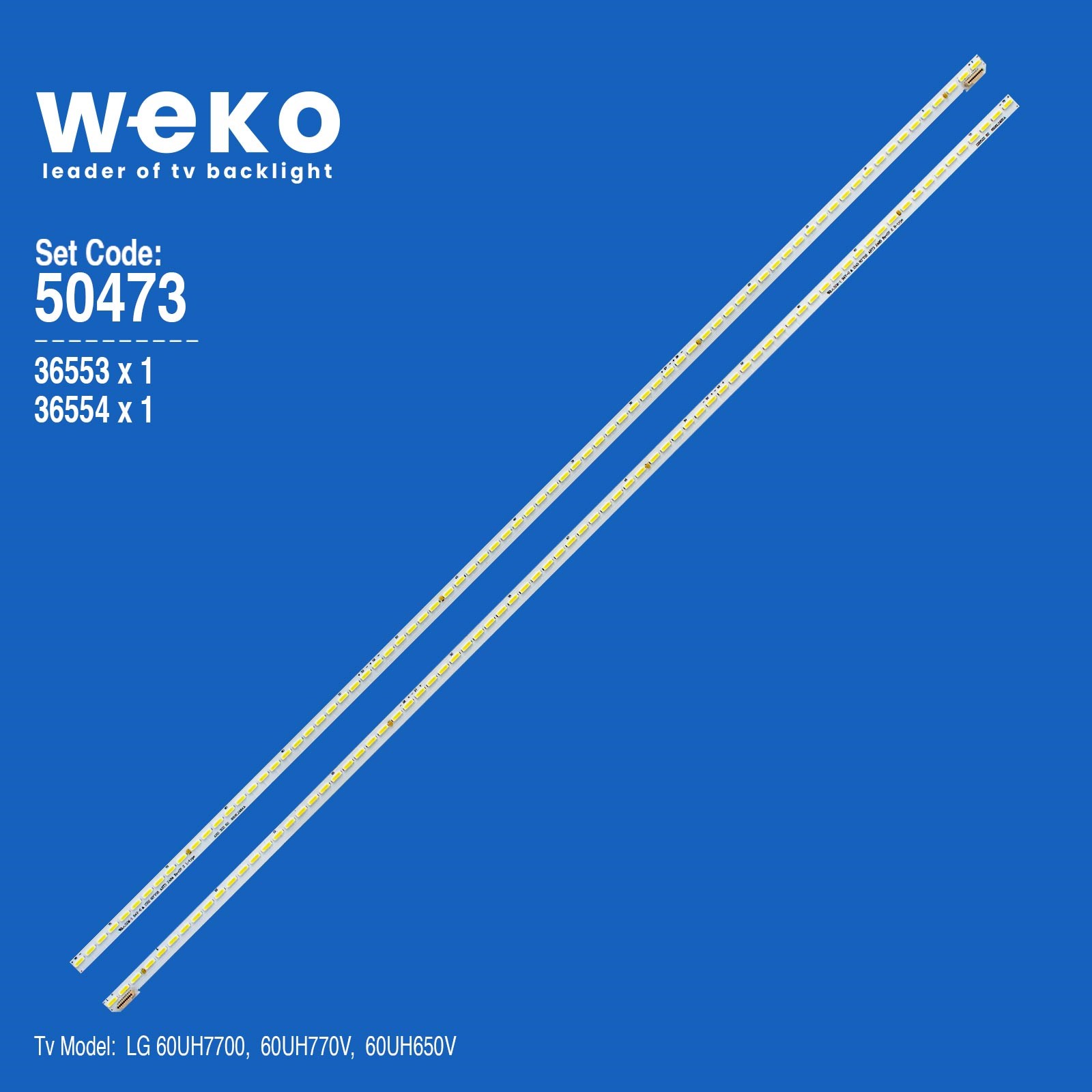 WKSET-5473 36553X1 36554X1 60'' V16 ART3 2 ADET LED BAR (78LED)