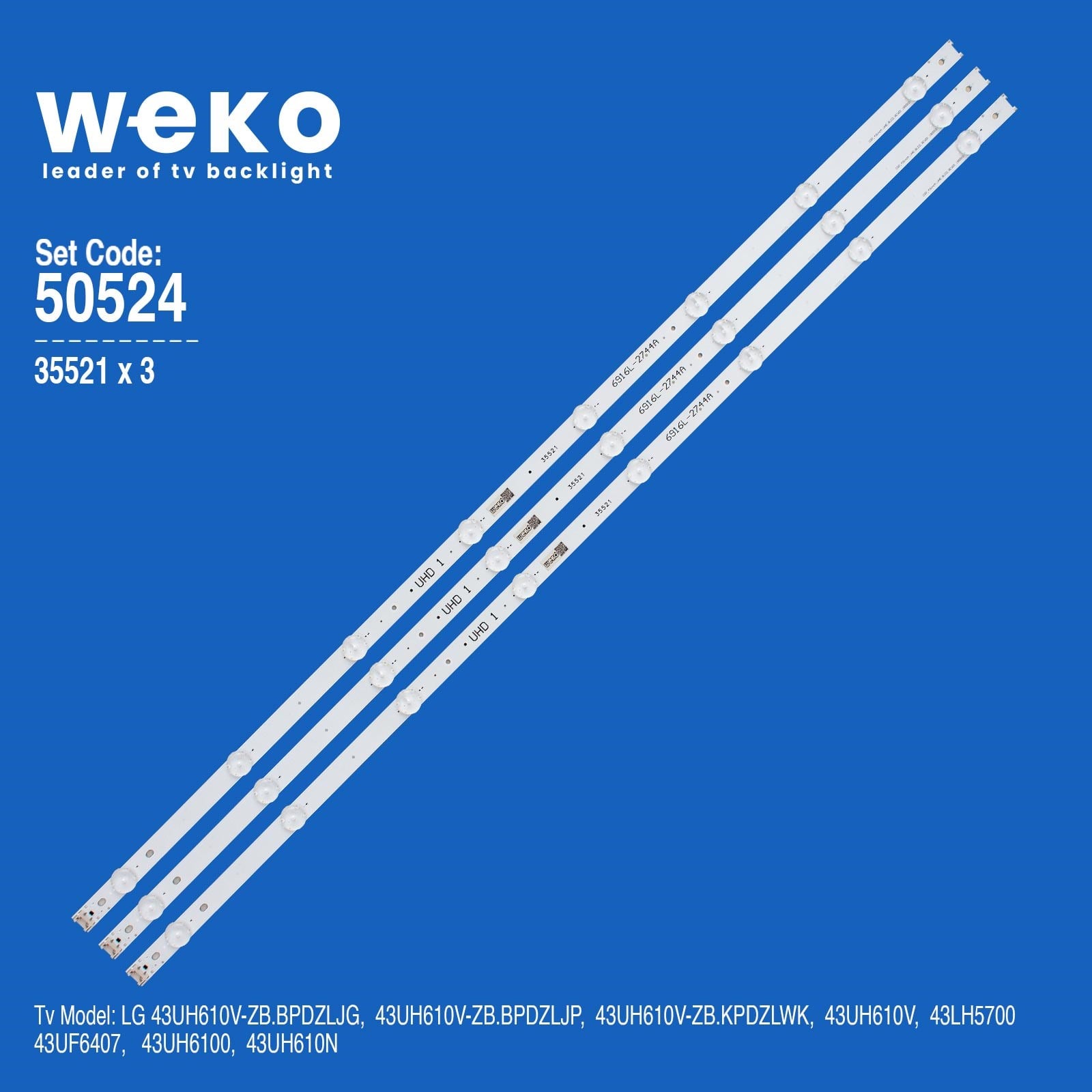 WKSET-5524 35521X3 43'' V16.5 ART3 2744 REV0.1 1 - CSP_43INCH_UHD_8LED_REV01_180910 3 ADET LED BAR