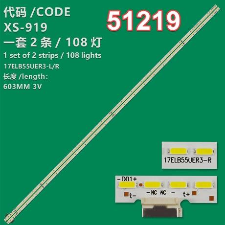 WKSET-6219 36925X1 36926X1 17ELB55UER3-L/R 2 ADET LED BAR (108LED)