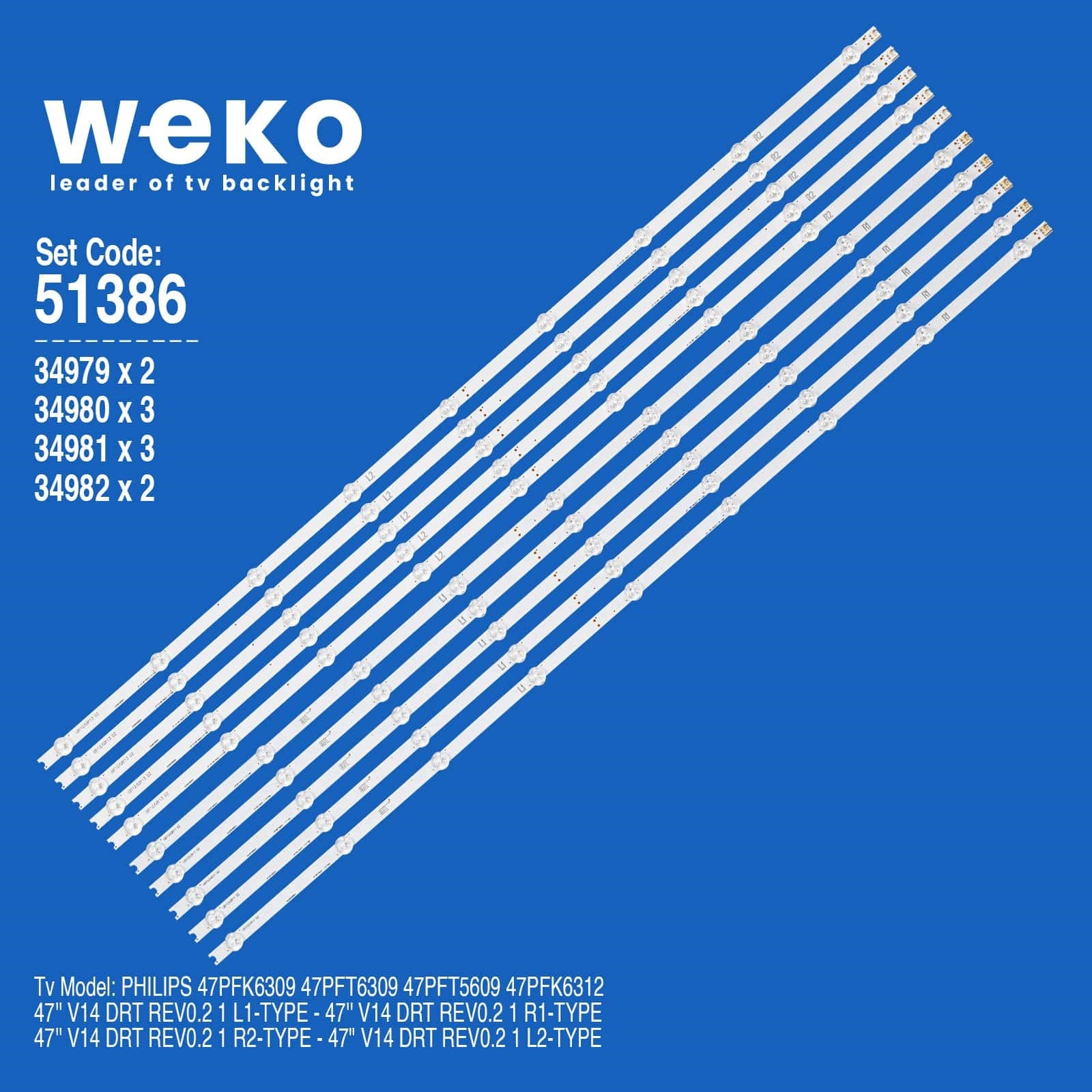 WKSET-6386  34979X2 34980X3 34981X3 34982X2  47'' V14 DRT REV0.2 1  94 CM BİRLEŞTİRİLMİŞ LED KODU 5 ADET LED BAR