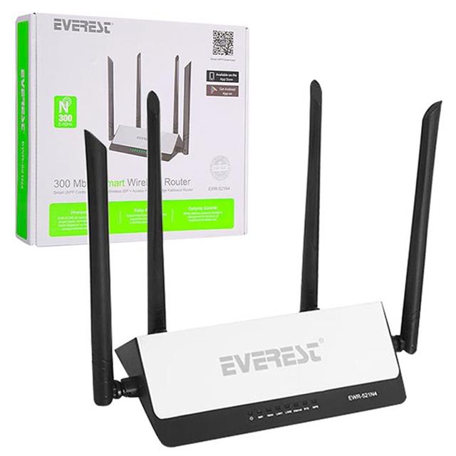 Everest EWR-521N4 300Mbps Smart Access Point-Router Kablosuz