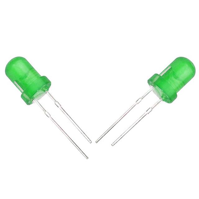 Halmet Mantar Led 5mm Yeşil Mat