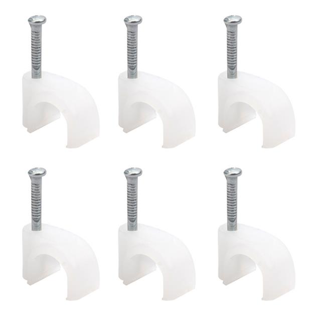 Kroşe 1 Numara Çelik Çivili 4 Mm (Kordon Kabloları İçin) 100\'lü Poşet Powermaster