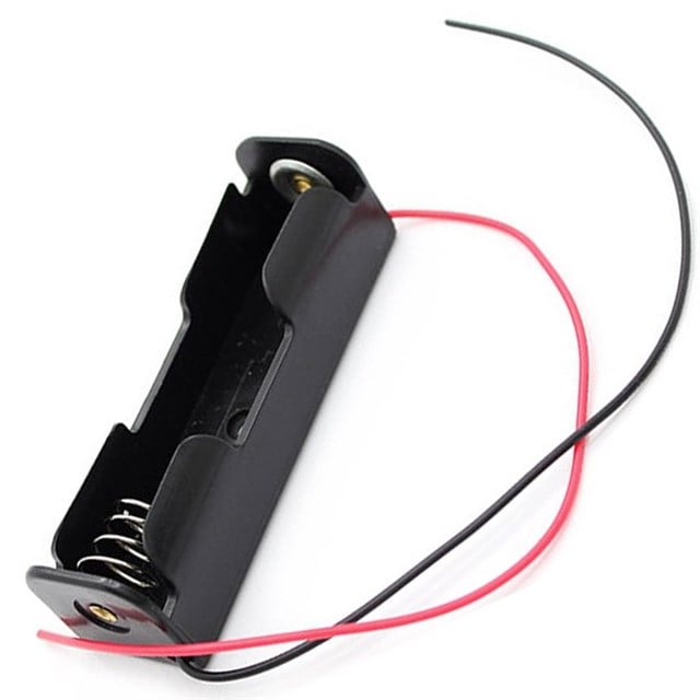 Powermaster BH-18650 Kablolu 18650 Başlıklı Piller İçin Tekli Pil Yuvası