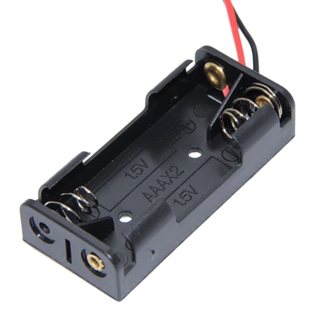 Powermaster IC-233B 2'li Yan Yana AAA İnce Pil Yuvası 