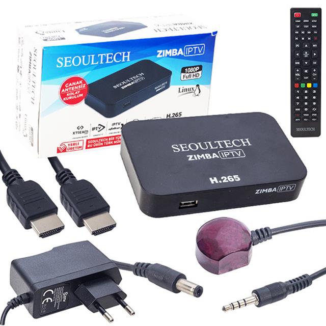 Seoultech Zımba IP TV Ethernet'li Linux Tabanlı H265 Full HD Mini