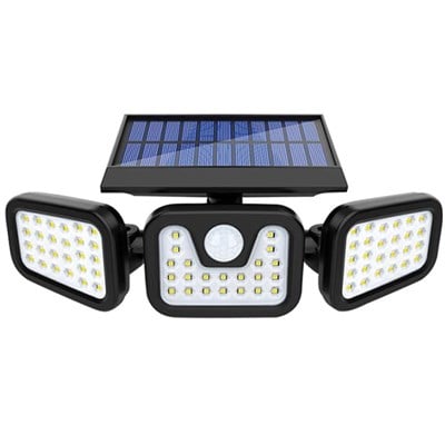Powermaster MX-W771A Sensörlü 3 Modlu 74 Ledli Solar Aydınlatmalı