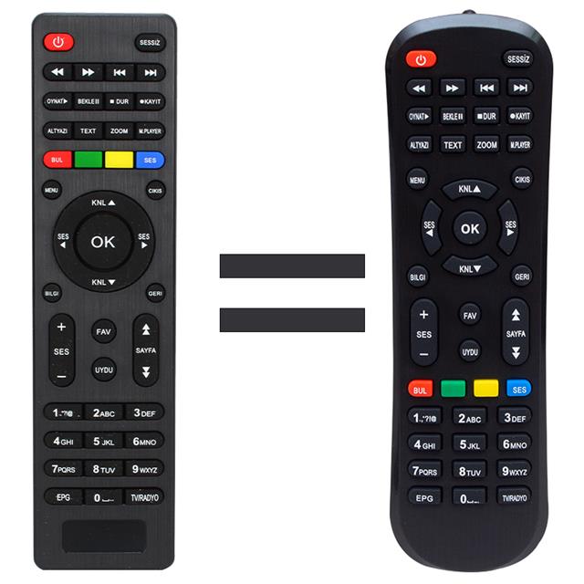 Mersat Vip Full HD Uydu Alıcı Kumandası