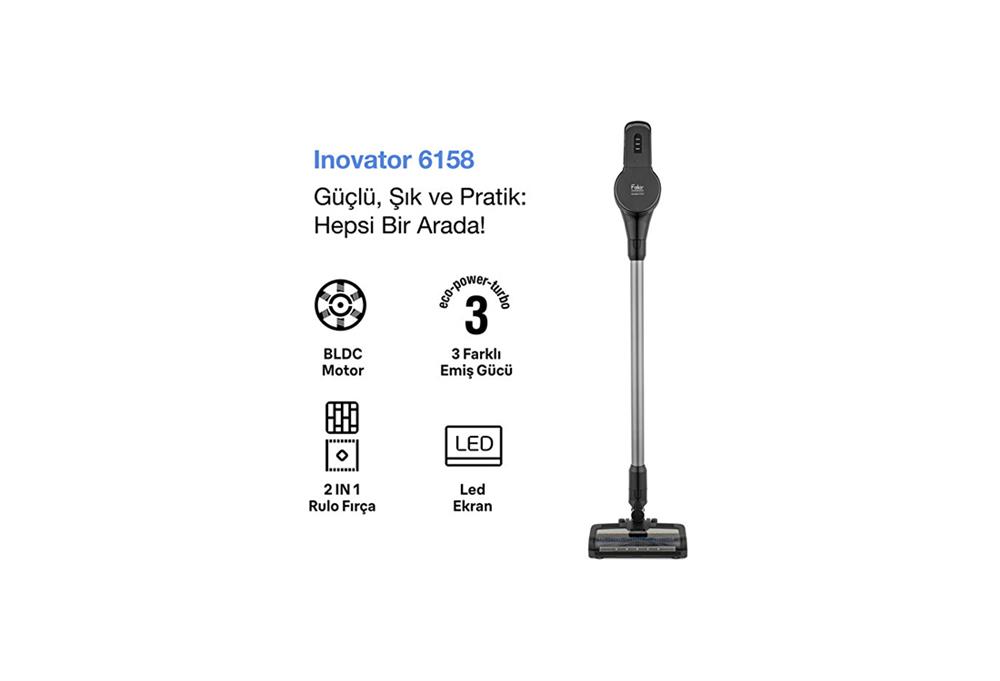 Fakir Inovator 6158 Dikey Şarjlı Kablosuz Süpürge Purple
