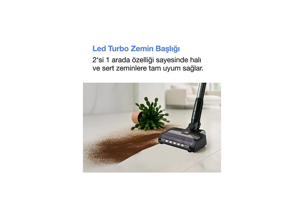 Fakir Inovator 6158 Dikey Şarjlı Kablosuz Süpürge Purple