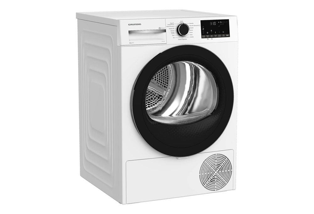 Grundig Gpdh 8634 8 Kg Beyaz Çamaşır Kurutma Makinesi (D)