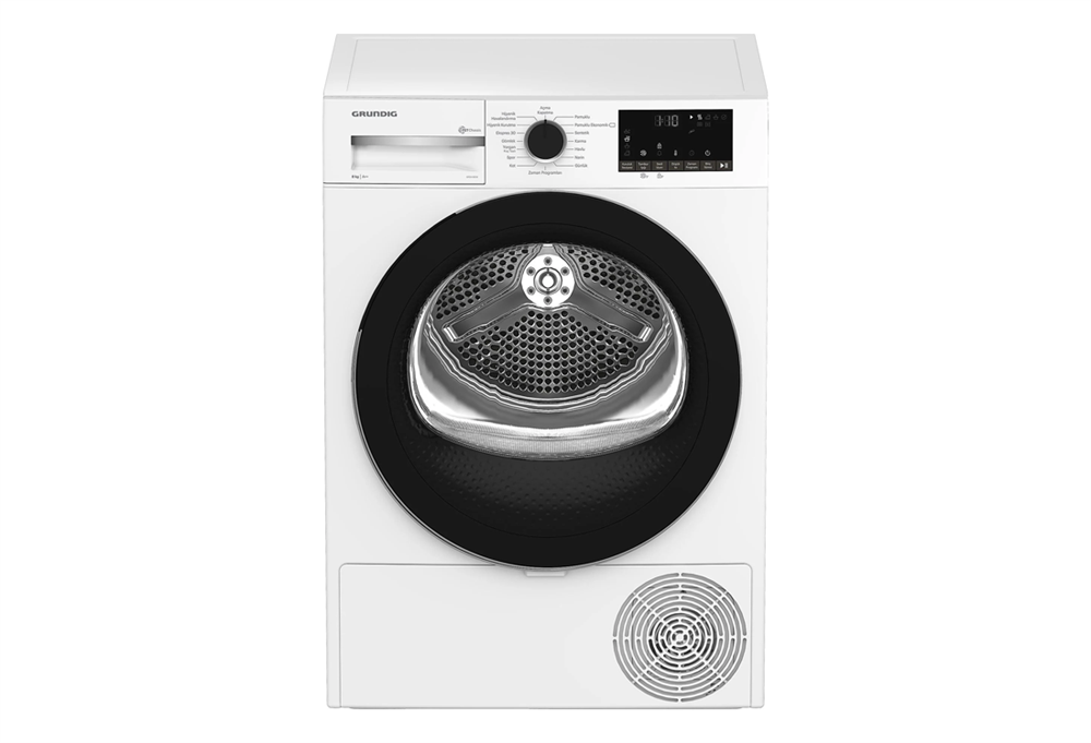 Grundig Gpdh 8634 8 Kg Beyaz Çamaşır Kurutma Makinesi (D)