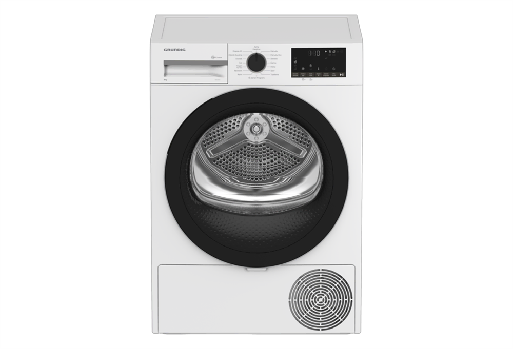Grundig Gpdh 9554 9 Kg Beyaz Çamaşır Kurutma Makinesi (D)