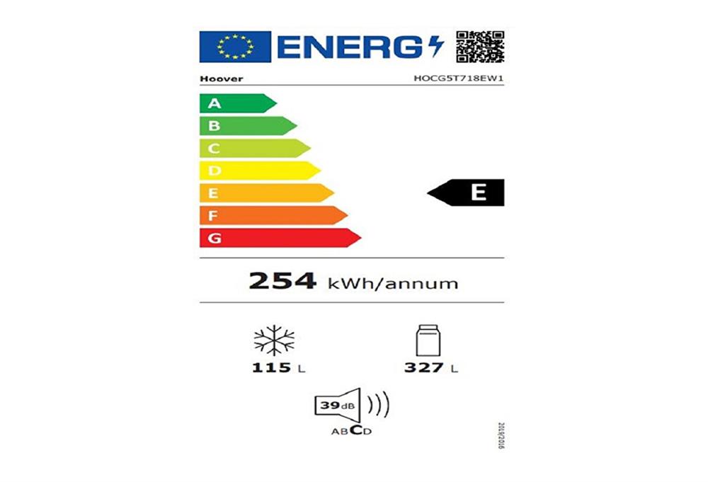 Hoover Hocg5t718ew1 Beyaz Kombi No Frost Buzdolabı (D)