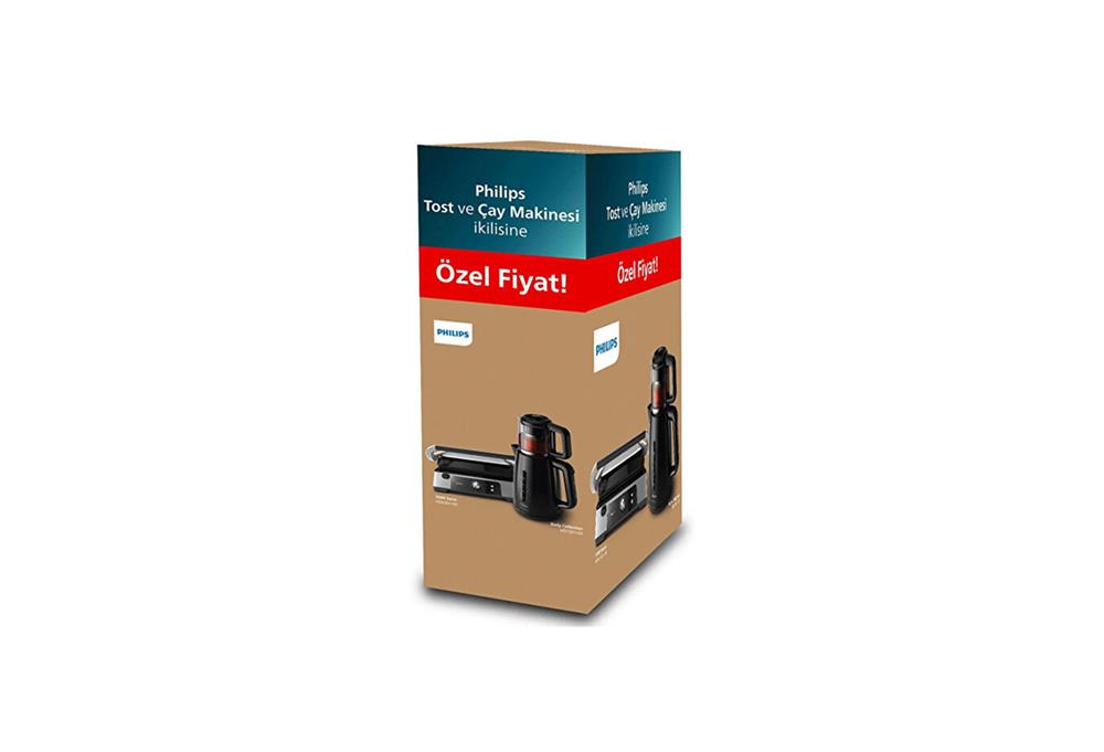 Philips Bxa0057/00 Hd6301/90 Tost Mak. & Hd7301/00 Çay Mak. İkili Paket