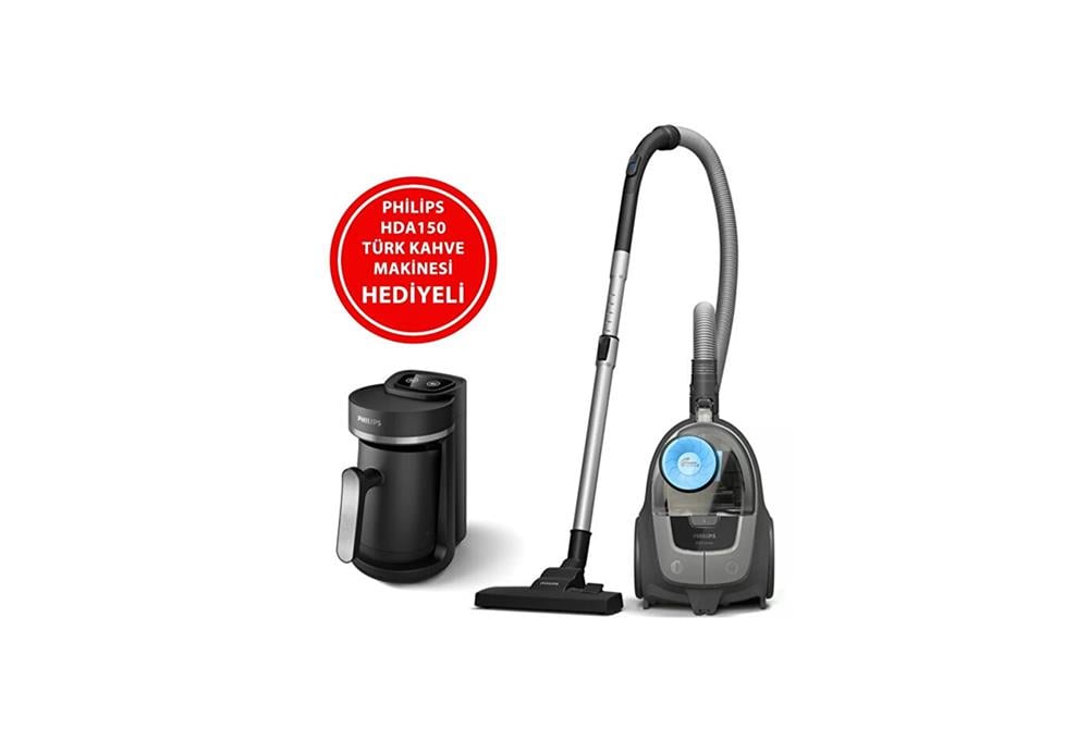 Philips Bxa0058/00 Xb2142/09 Süpürge+ Türk Kahve Makinesi İkili Paket