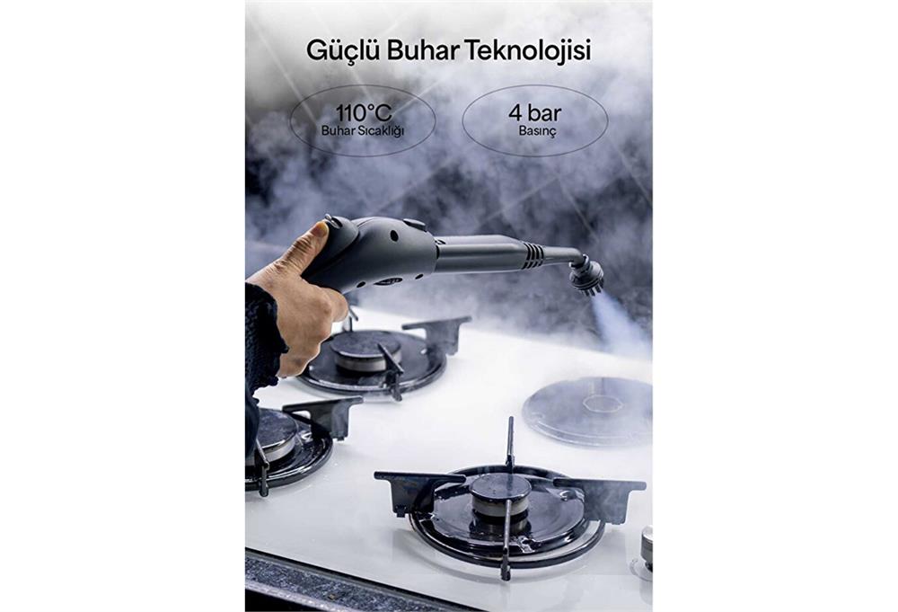 Pirantech Cb-101a Çok Fonksiyonlu Buharlı Temizlik Makinası