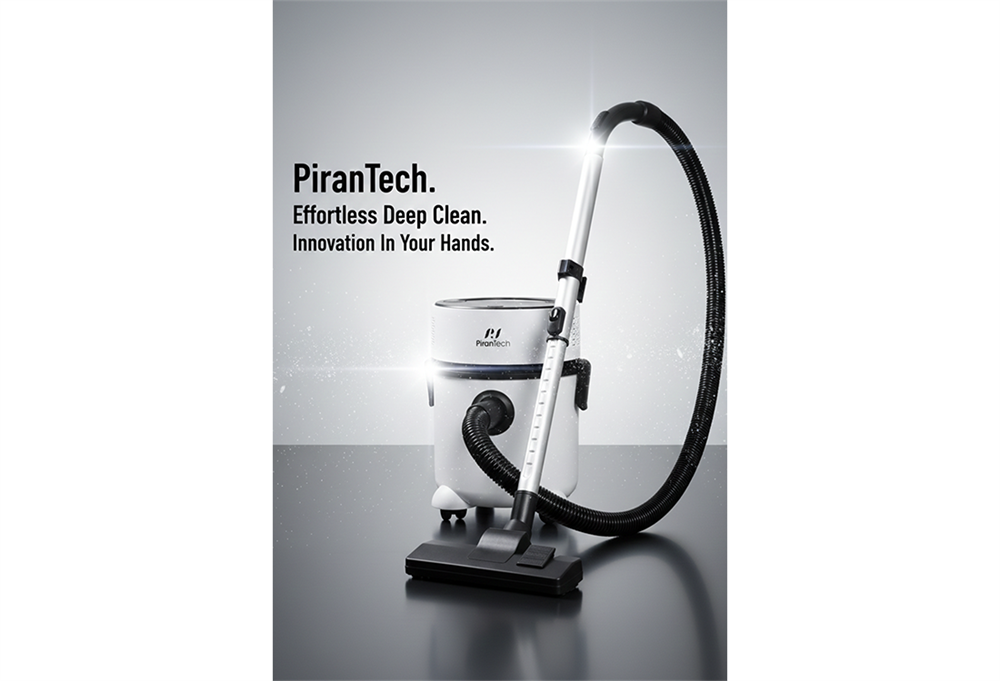 Pirantech Es-07 Panda Islak & Kuru Elektrikli Süpürge | 1000W Güçlü Motor | Hepa Filtreli