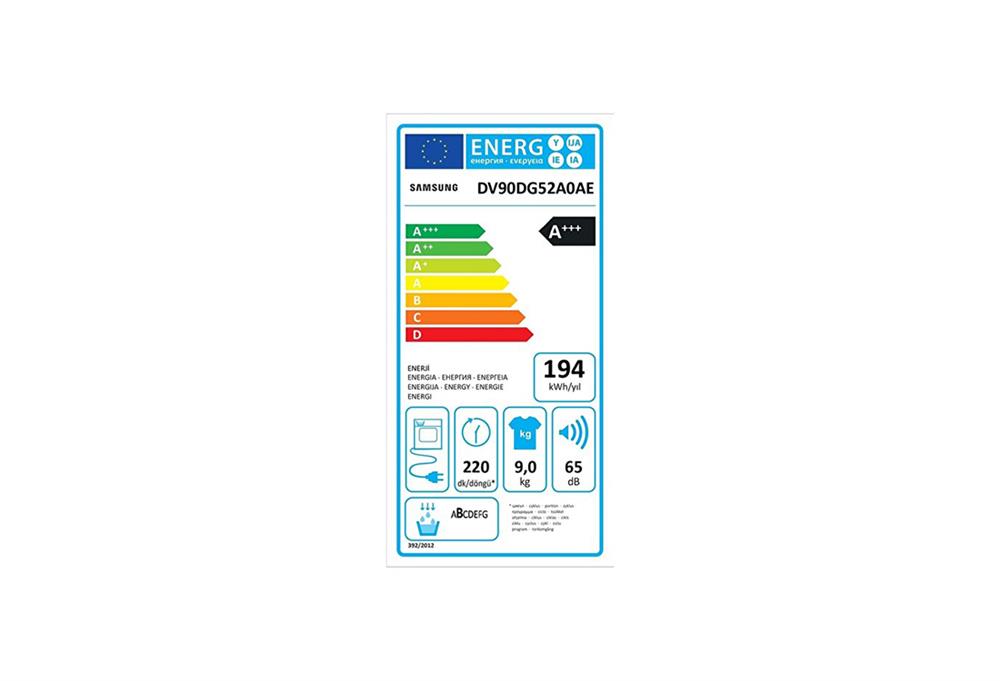 Samsung Dv90dg52a0aeah New 9 Kg Çamaşır Kurutma Makinesi (Y)