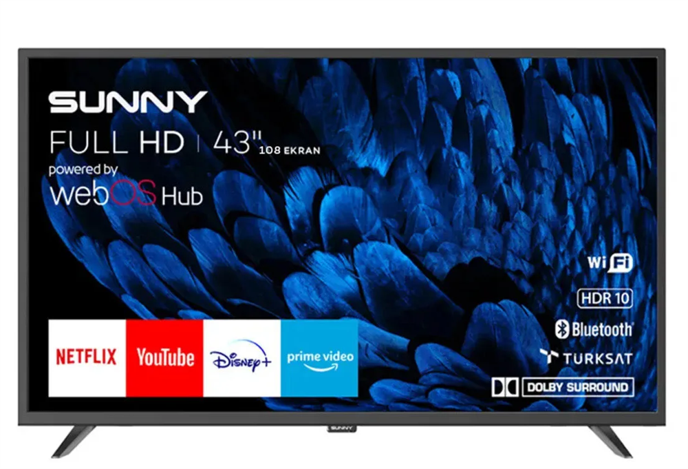 Sunny Sn43dal540 43 İnç Full Hd Smart Webos Uydulu Led Tv