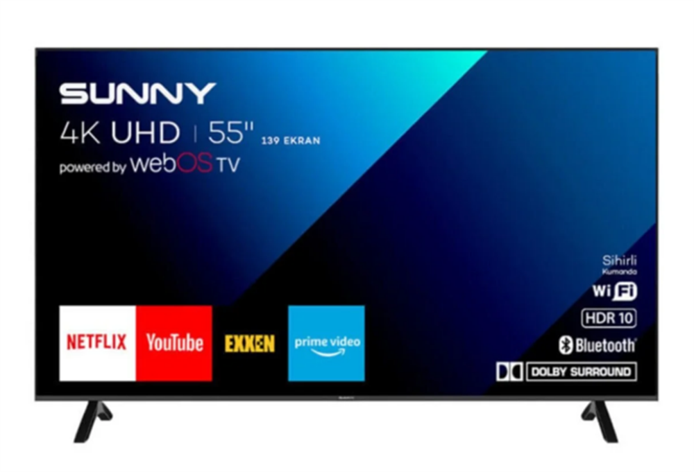 Sunny Sn55fmn243c-s 55 İnç 4K Smart Webos Uydulu Led Tv (252-0 276)