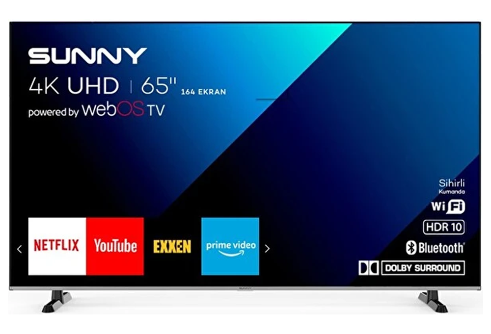 Sunny Sn65 Fldj240-0246/252 65 İnç 4K Smart Webos Uydulu Led Tv (Fmn240-252)