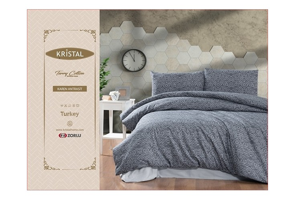 Taç Kristal Terry Cotton Nev Tak Çk 4305
