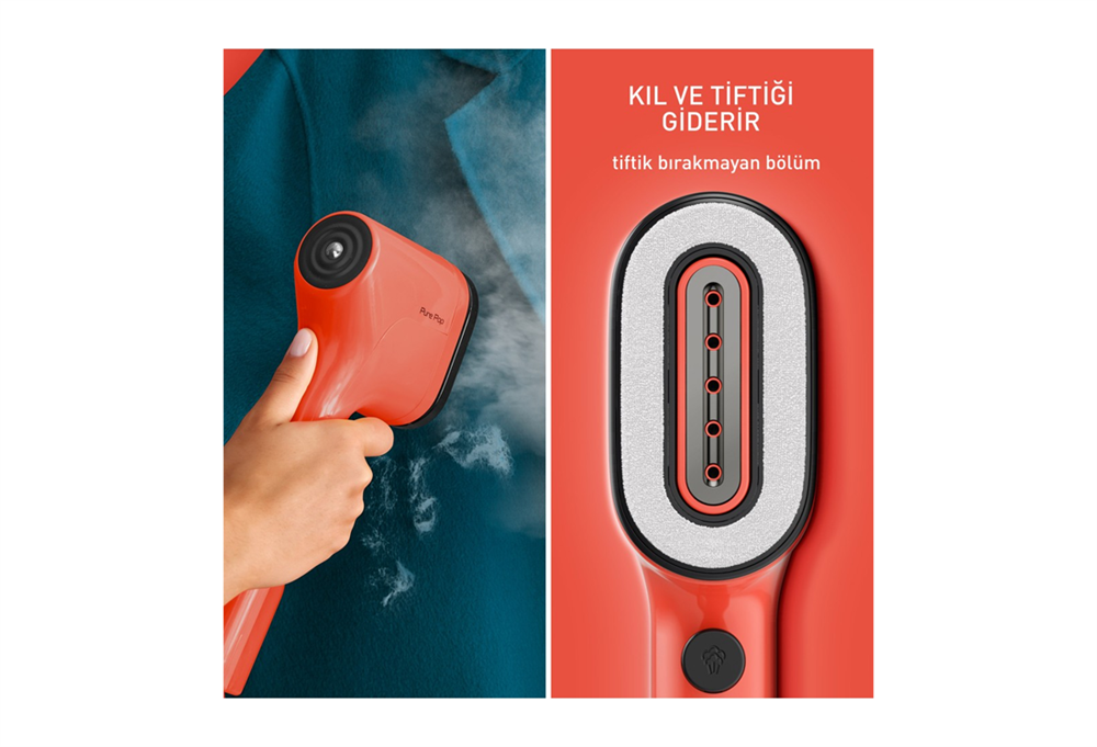 Tefal Pure Pop Red Dt2022 Buharlı Düzleştirici Ütü