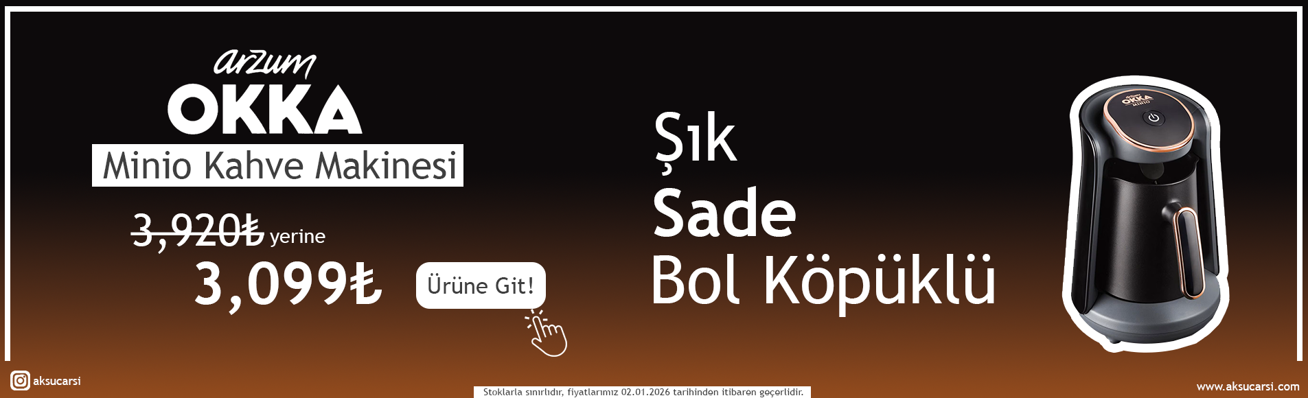 Okka Minio Türk Kahve Makinesi