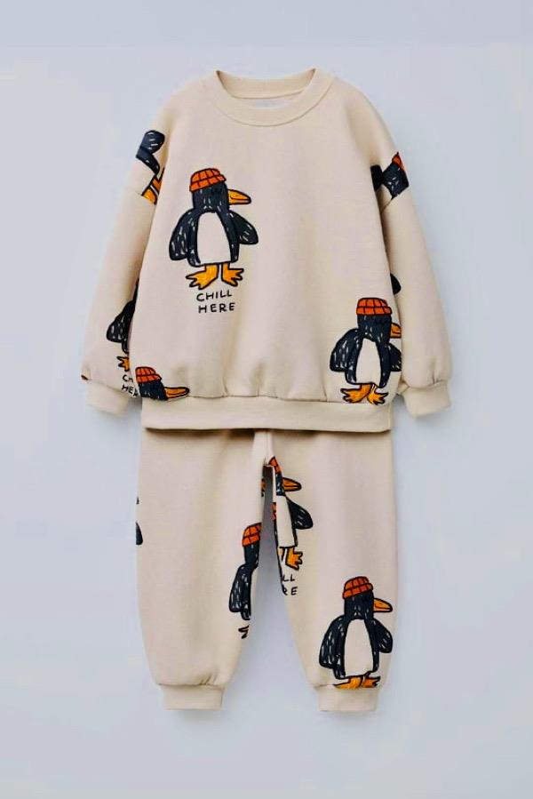 Erkek Çocuk Pamuklu  Baskılı Takım 