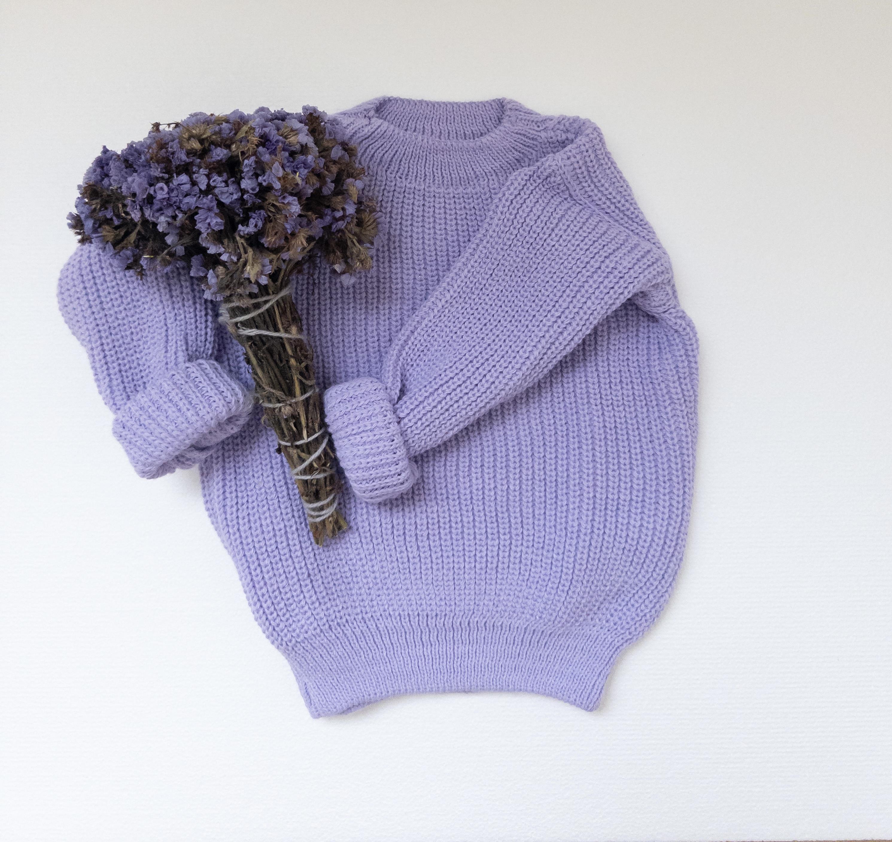 Unisex Çocuk Selanik Örgü Kazak