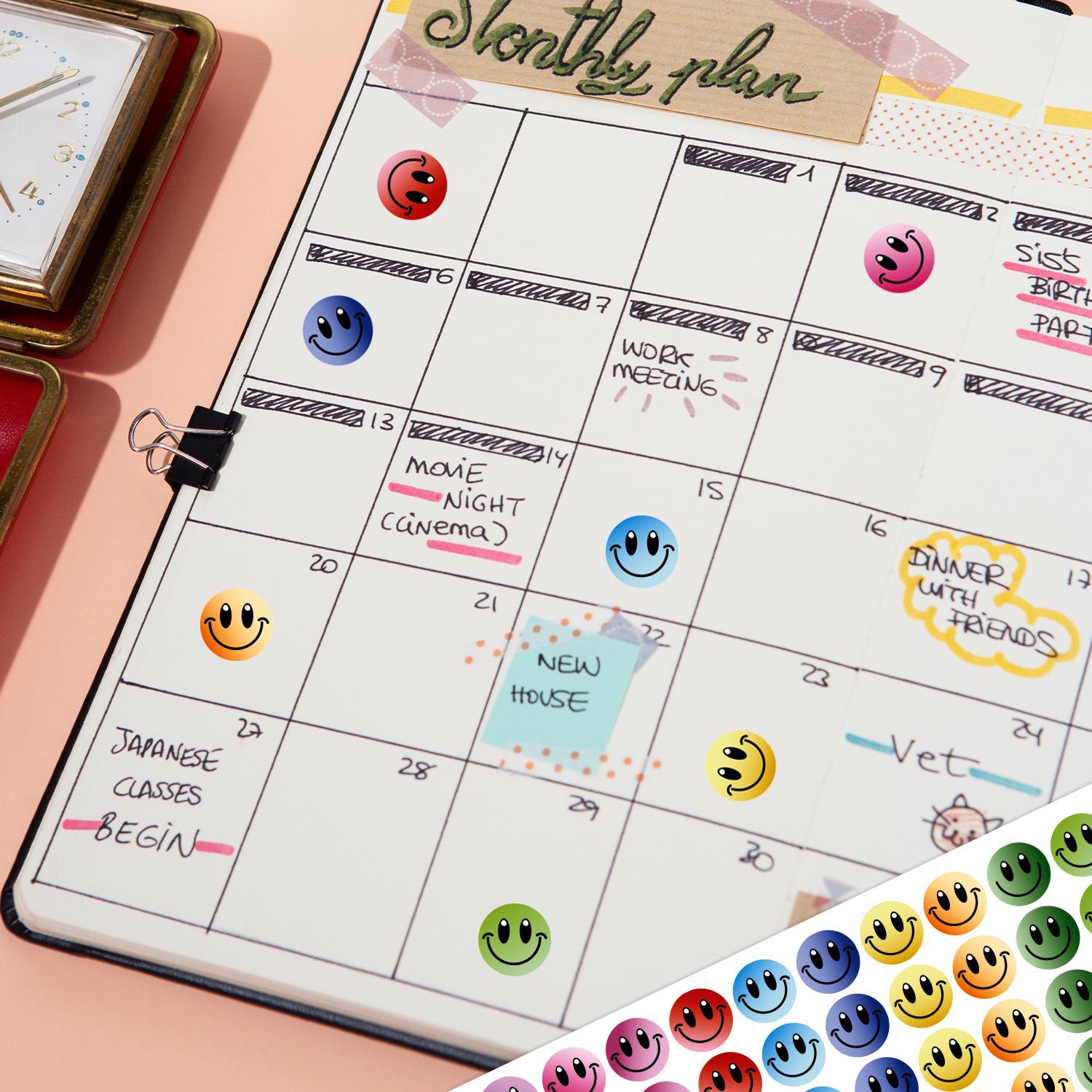 Renkli Degrade Sticker