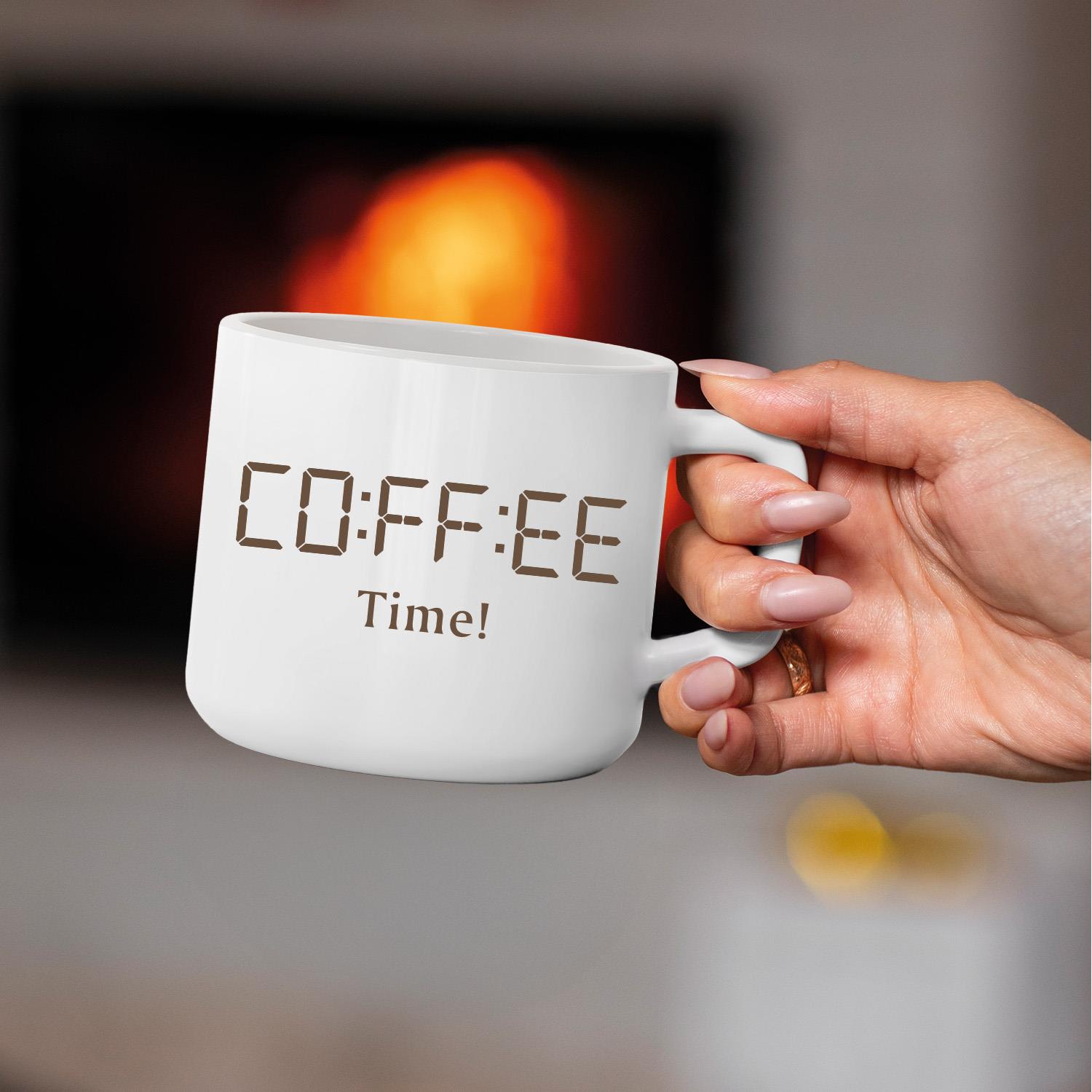 Coffee Time Yazılı Kupa 7,5cm