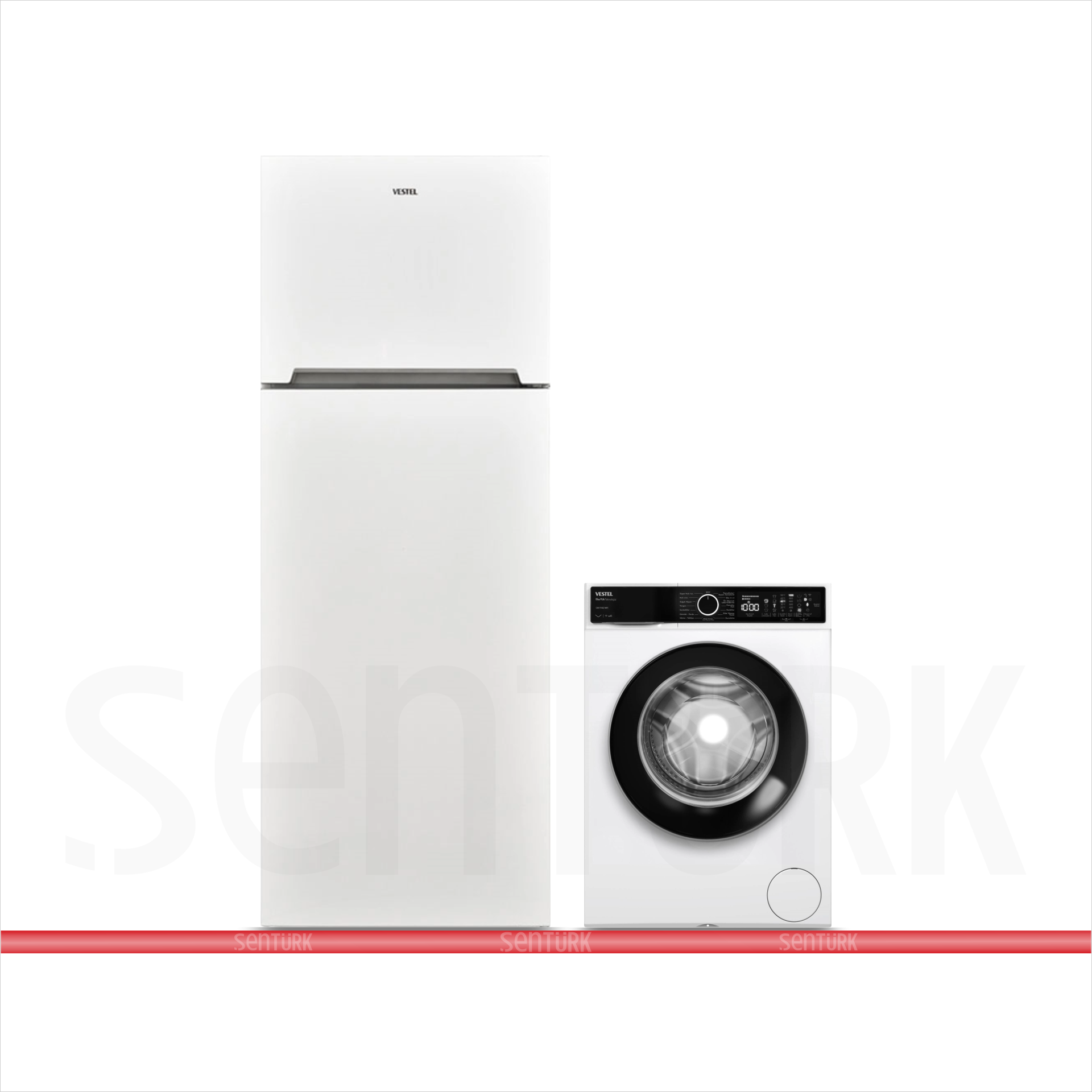 Vestel 2'li Beyaz Eşya Set Düzenleyici (Buzdolabı ve Çamaşır Makinesi)