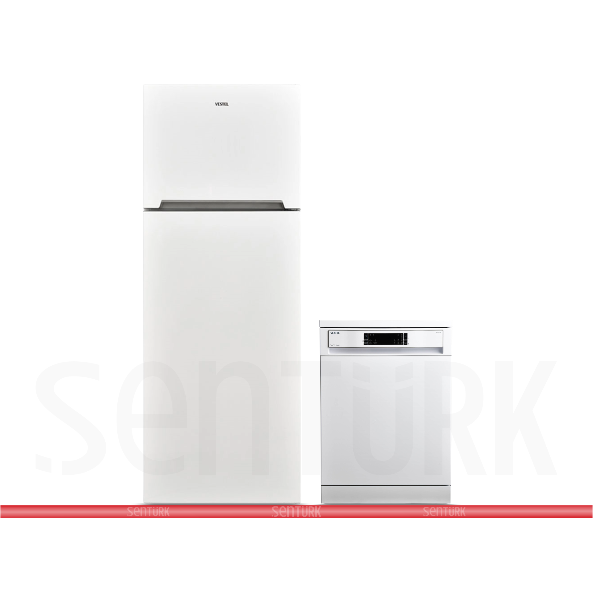 Vestel 2'li Beyaz Eşya Set Düzenleyici (Buzdolabı ve Bulaşık Makinesi)