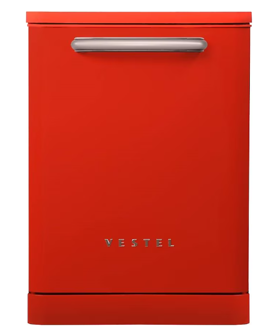 Vestel BM 5011 Retro Kırmızı Bulaşık Makinesi