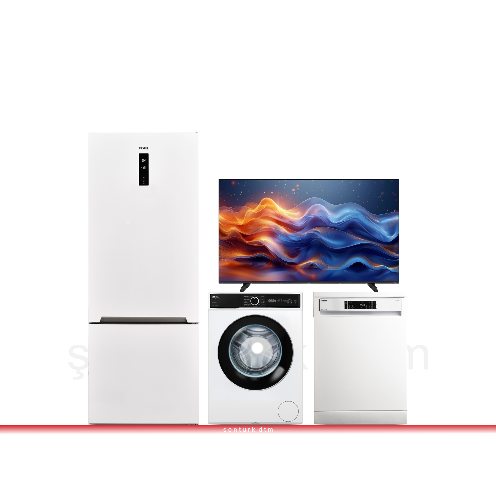 Vestel Lüks Beyaz Eşya Seti Çeyiz Paketi