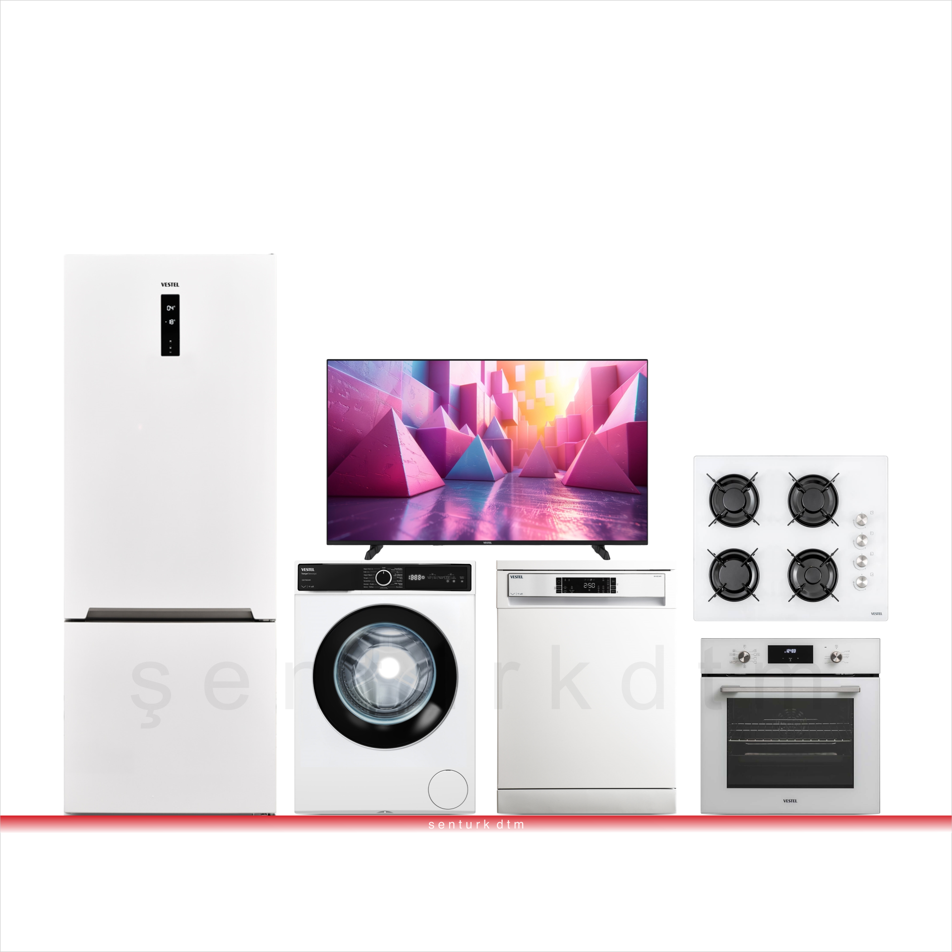 Vestel Lüks Beyaz Eşya Seti Çeyiz Paketi