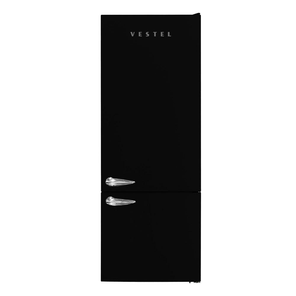 Vestel Retro NFK52001 Siyah 471 Lt No-Frost Buzdolabı