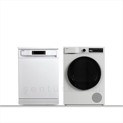 Vestel 2'li Beyaz Eşya Seti (BM 4212 Bulaşık + KM 96201 Kurutma)