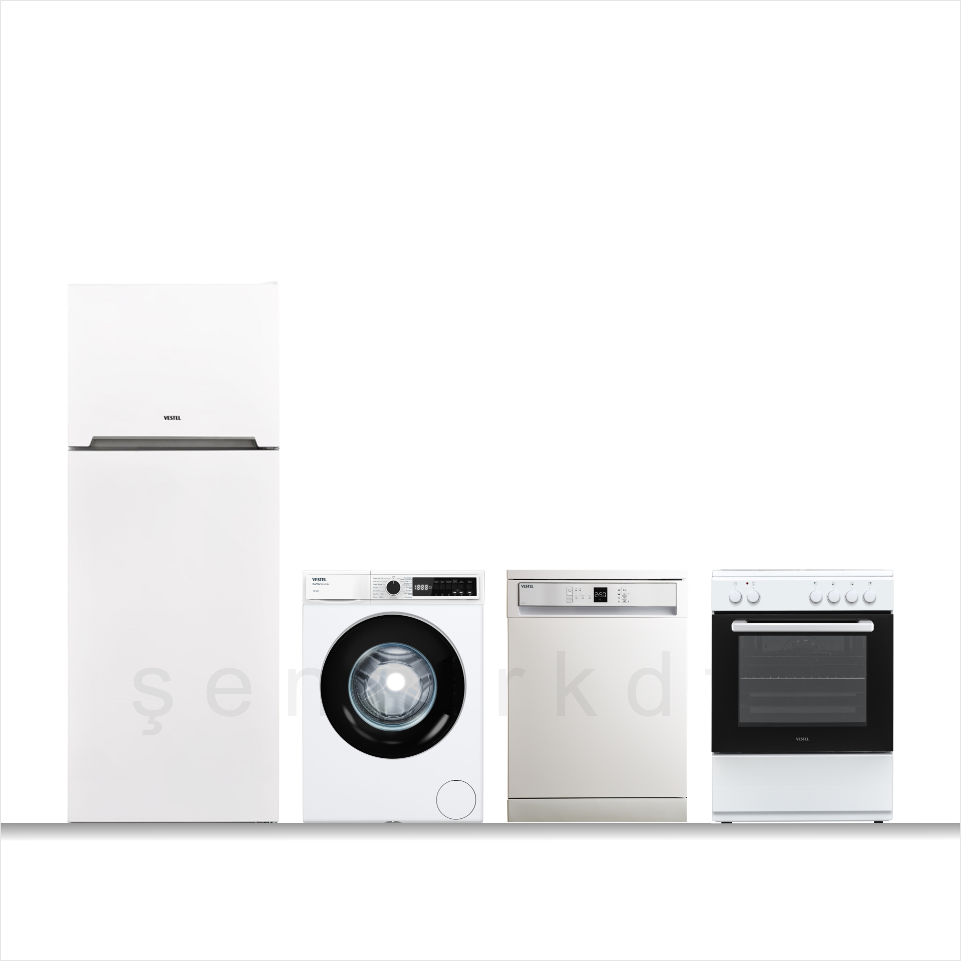 Vestel İnci Beyaz Eşya Seti Çeyiz Paketi