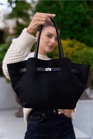 Siyah Leo El Ve Kadın Omuz Çantası