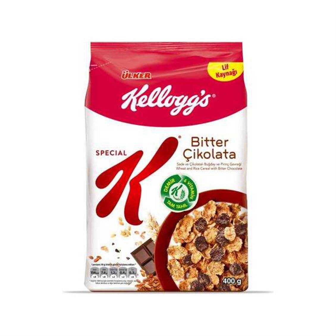 Ülker Special Bitter Çikolatalı Kahvaltılık Gevrek 400 Gr